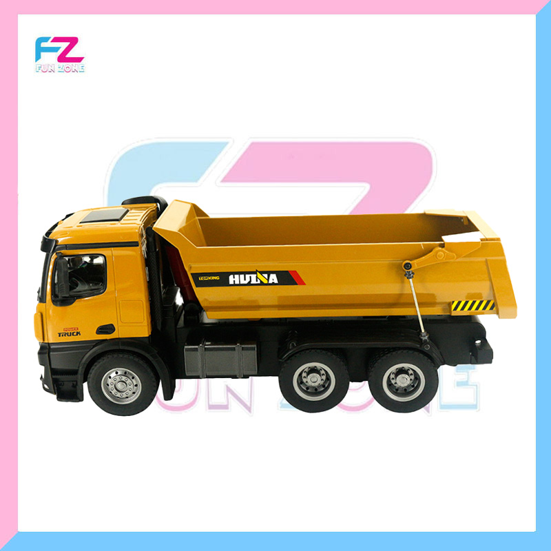 HUINA 1582 PREMIUM BLACK BOX 1:14 DUMP TRUCK 10 CHANNEL 2.4GHZ ENGINEERING TRUCK VEHICLE FULL METAL - Image 7