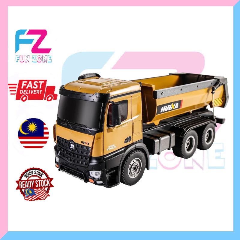 HUINA 1573 PREMIUM BLACK BOX 1:14 RC DUMP TRUCK 10 CHANNEL 2.4GHZ