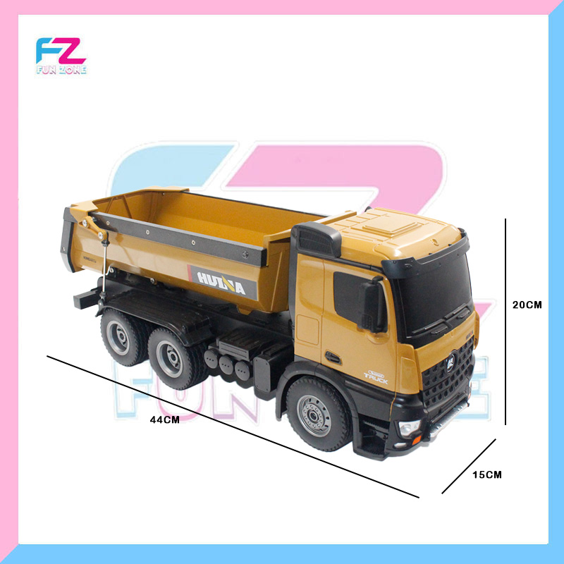 HUINA 1573 PREMIUM BLACK BOX 1:14 RC DUMP TRUCK 10 CHANNEL 2.4GHZ - Image 5